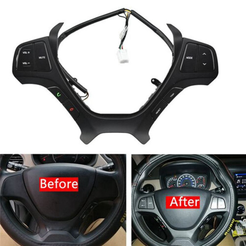 Car Steering Wheel  for  I10 2014 2015 2016 2017 Steering Wheel Audio Control Button 2