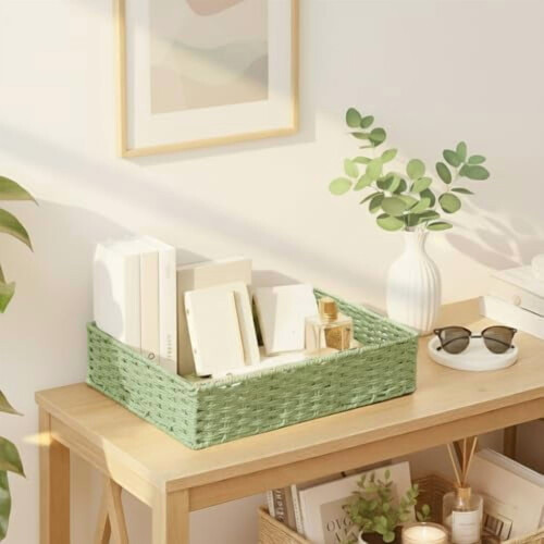 Badezimmer-Waschtischablage grün, 2er-Pack 1