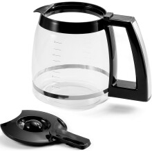 Carafe de remplacement en verre borosilicate de 12 tasses