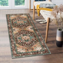 Rug Runner Seanré Boho In-nite 2x5 Troigh Rubar Neamhshleamhain