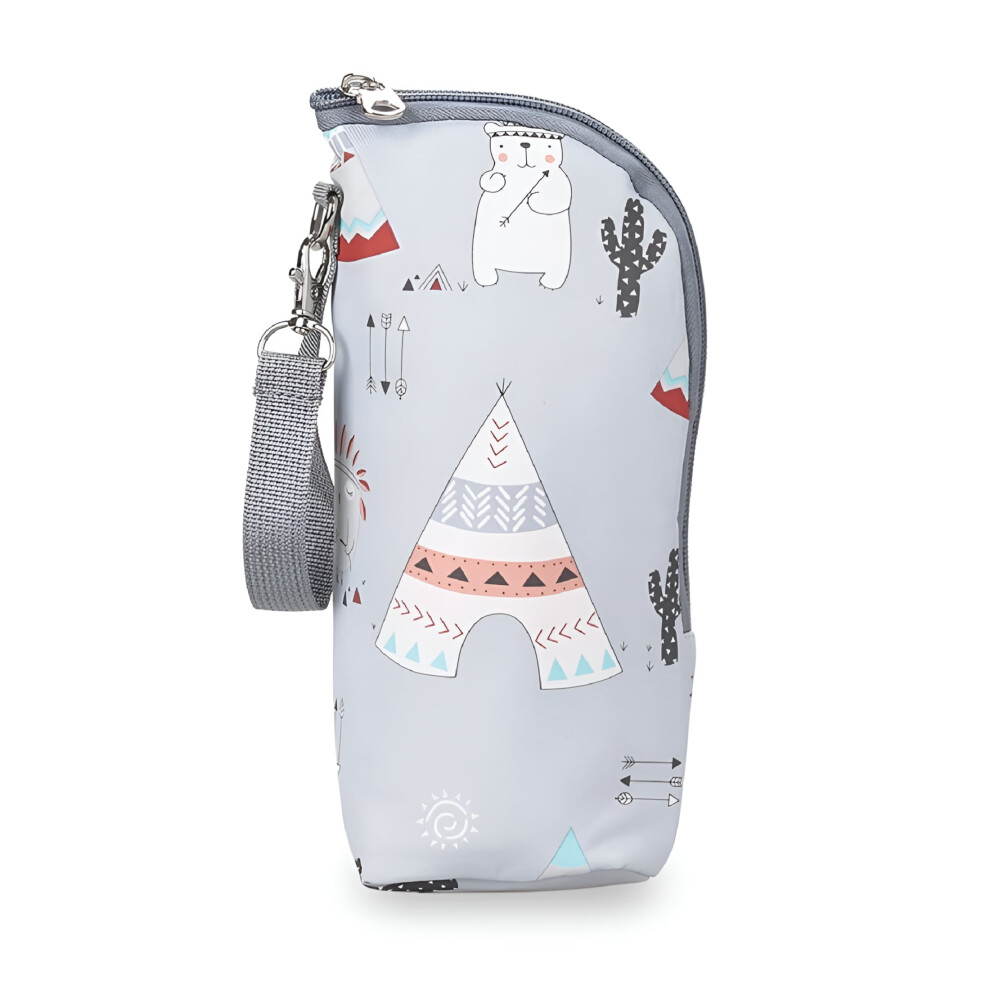GASTROPOD Portable Feeding Bottle Pouch Waterproof Thermal Bag Milk Warmer Diaper Bag Portable Bottle Warmer for Travel