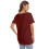 Blusas femininas casuais com decote em V profundo e sexy 4