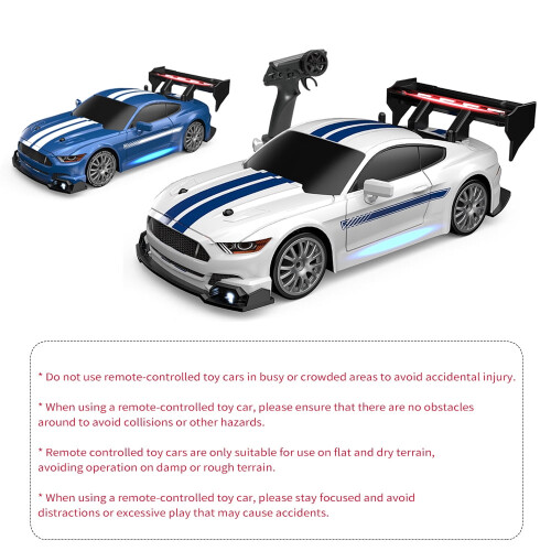Τηλεκατευθυνόμενο αυτοκίνητο drift 2.4GHz1: 24 30km/h4WD με φώτα LED 2