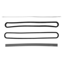 Afdichtingspakking voor vacuümsealer, schuimstrips, vervangende accessoires voor vacuümmachines, zwart, 32,00 x 3,60 x 0,40 cm