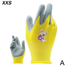 Gants de jardinage pour enfants de 2 à 12 ans, gants de jardin en latex pour tout-petits, gants de travail pour enfants et garçons, gants