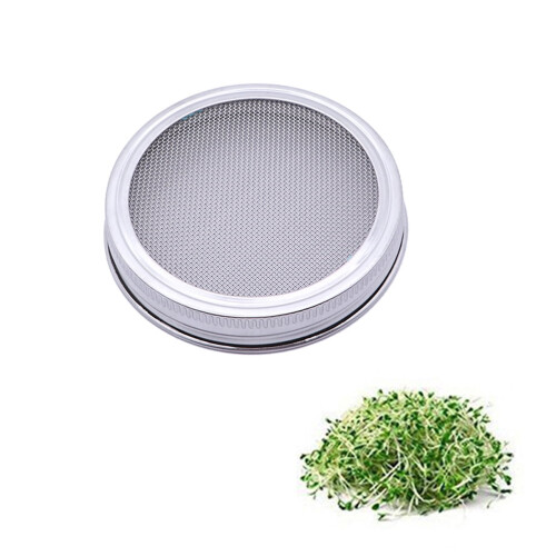 Lot de 6 couvercles germoirs à tamis pour la cuisine 2