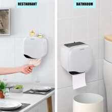 Dozownik ręczników papierowych, dozownik ścienny do ręczników papierowych Menen Kitchen Tissue Dispenser Yorten Mewmewcat Rookin Dsfen Iuppa
