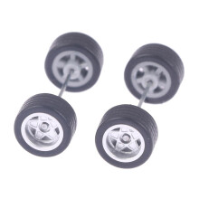 NEU 1/64 Leichtmetallfelgen – Speziell für Hot-Wheels, Matchbox und Tomy mit Gummireifen V5S1