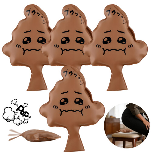 Coussin péteur rigolo à bruit de pet (4 pièces)