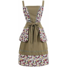 Women's Vintage Kitchen Apron with Pockets