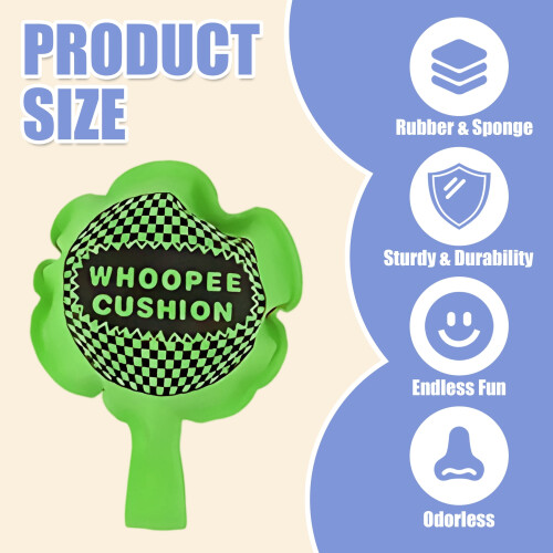 6 τεμάχια μαξιλάρι Whoopie, αστείο σφουγγάρι που κάνει θόρυβο, αυτοφουσκωτός θόρυβος, 2