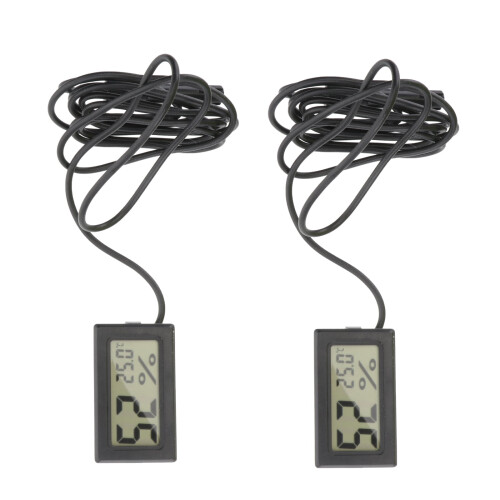 Termômetro e Higrômetro Mini Yage2pcs - Medidor Digital de Temperatura e Umidade