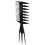 2x3Ways Κομμωτική Χτένα Χτίσματος Μαλλιών Pick Hair Χτένα με Πλατιά Δόντι Afro, Βούρτσα 3