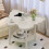 Butterfly Nightstand White Plastic 1 Drawer 4