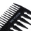 2x3Ways Κομμωτική Χτένα Χτίσματος Μαλλιών Pick Hair Χτένα με Πλατιά Δόντι Afro, Βούρτσα 5