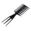 2x3Ways Κομμωτική Χτένα Χτίσματος Μαλλιών Pick Hair Χτένα με Πλατιά Δόντι Afro, Βούρτσα 2