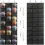 Over-Door Baseball Cap Organizer Black 27-Pocket with 3 1