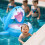 Φουσκωτό Baby Shark με τέντα - Φουσκωτό φουσκωτό πισίνας για νήπια 6-36 μηνών, δακτύλιος 7