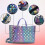 Τσάντα Puffer Tote, Γυναικεία Τσάντα Puffer με Γέμισμα από Πούπουλα, Ελαφριά Τσάντα Crossbody 2