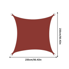 Bâche d'ombrage triangulaire PRETXORVE pour jardin et piscine, protection solaire et anti-UV
