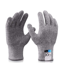 Cut Resistant Gloves Level 5 Protection Food Grade Stainless Steel Wire Mesh For Wood Carving Carpentry And Knife Work