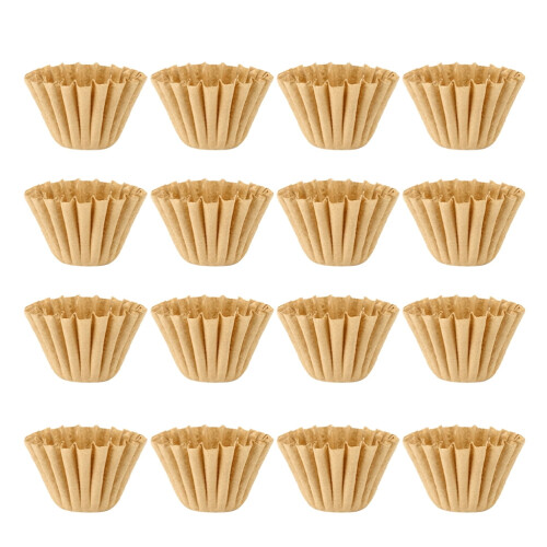 50 st kaffefilterpapper i kakformat, droppfilterpapper för hemmakök - 1-4 koppar