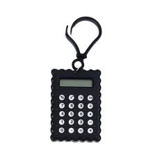 Mini calculator portabil cu afișaj LCD cu 8 cifre, design tip breloc pentru transport ușor, funcții de bază pentru calcule acasă, la birou și