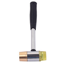 Fret Hammer Luthier Hammer Kit with UHMW/Brass Head for Fretting Guitar Yellow