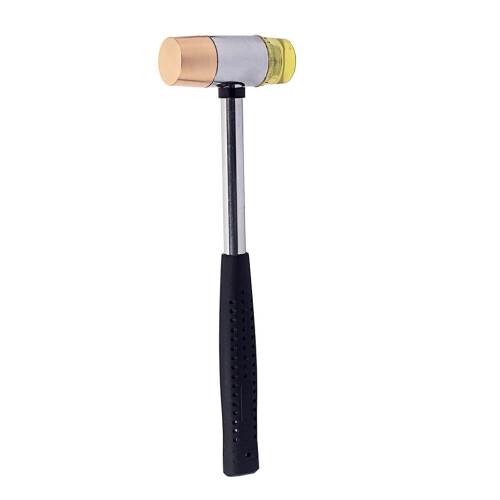 Bandhammare Luthierhammare Kit med UHMW/Mässingshuvud för bandgitarr Gul 2