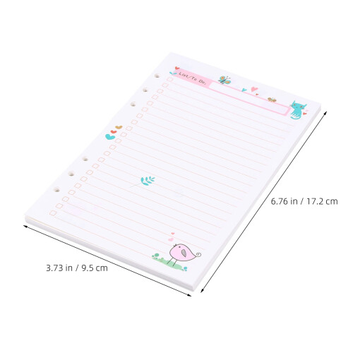 Loose Leaf Paper Refills White A5 2 Pack 1