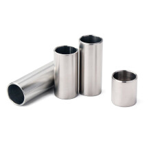 4Pcs R35 Stainless Steel Guitar Slides Plated Bass Finger Slides -2.8cm/5.1cm/6cm/7cm (Silver)