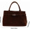 Damen-Wildledertasche, lässig, Retro, Braun 6