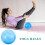 Μικρή σταθερότητα Pilates 25CM για γιόγκα και γυμναστήριο στο σπίτι, άσκηση κατά των 7