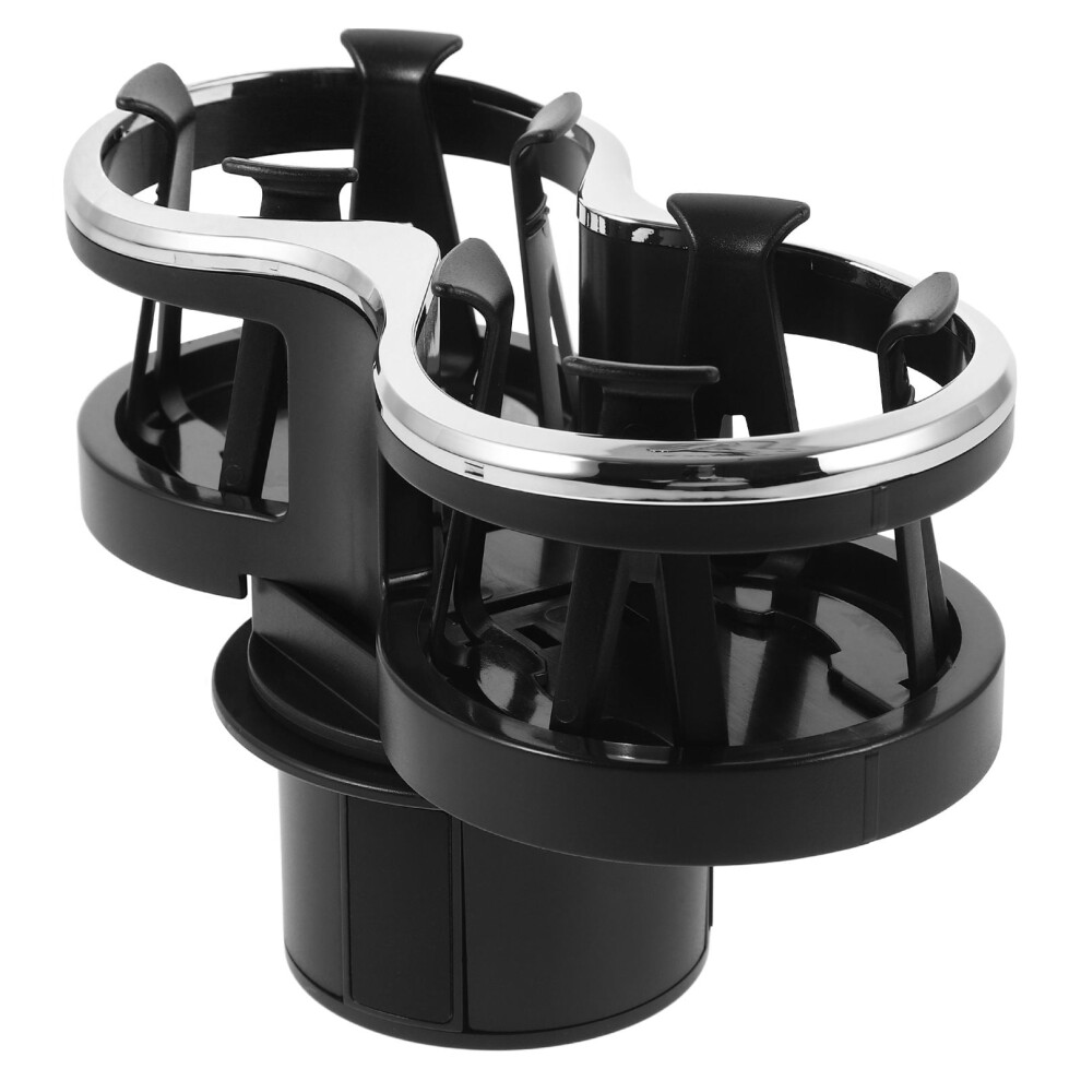 Worgeous Car Cup Holder Abs Double Hole Drinks Holders Automotive Mount Mug Holder Stand For Vehicle Truck Auto 9110895543634