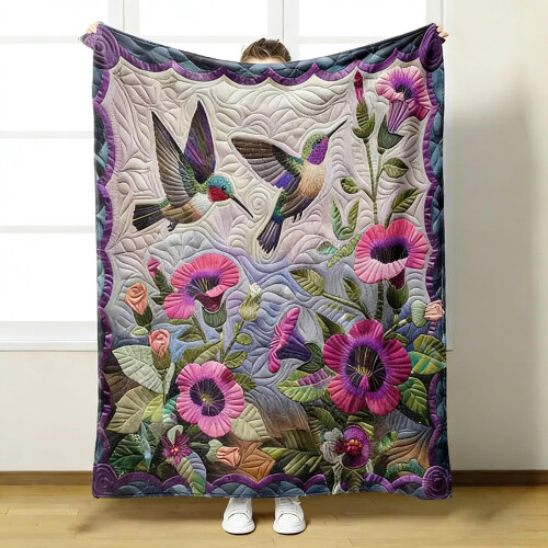 Kolibri tæppe flannel 100x150cm