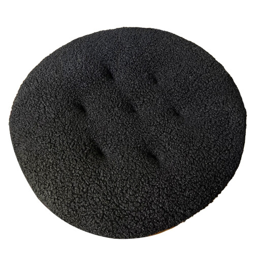 Almofada redonda de 40 cm (16 polegadas) para cadeira de jantar, em espuma macia, para banqueta.