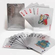 Diamond Waterproof Black Playing Cards, Poker Cards, HD, Deck of Cards (Black/Gold/Silver)
