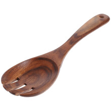 Cuillère-fourchette en bois d'acacia, ustensile de cuisine, 1 pièce