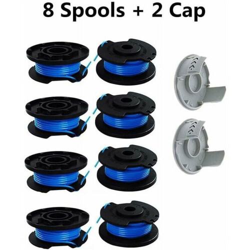 Ryobi gräsklipparens skärhuvudspoleutbyte 8+2-pack 1