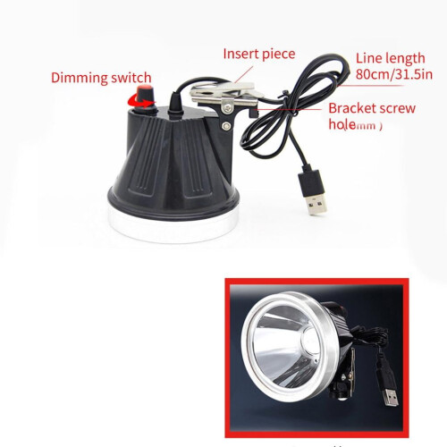 Tragbare USB-Lampe mit einstellbarer Helligkeit, 1 m Kabel 2