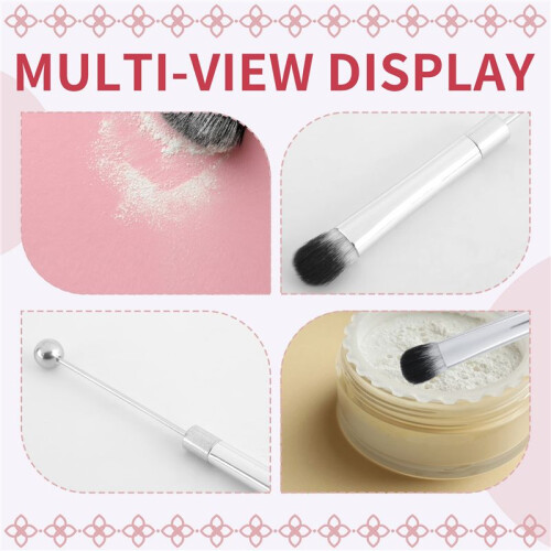 PerlenföRmige Make--Pinsel, Silikonperlen, DIY-Make--Kosmetikpinsel, Perlenpinsel-Set zum Selbermachen 1