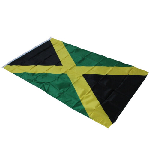 OUNONA Polyester-Jamaika-Flaggenbanner 90 x 150 cm 1