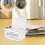 Washing Machine Dryer Paper Storage Box 20.00X13.00X12.00CM White 4