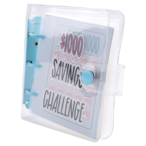 1000 Savings Challenge Binder, Money Saving Binder, Savings Challenges Book with Envelopes, Envelope Savings Challenge A