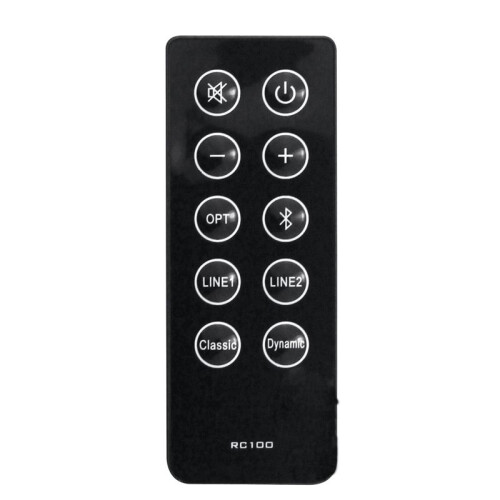 Replace RC10D RC100 Remote Control for  R2000DB Soundbar Powered  Bookshelf Speakers