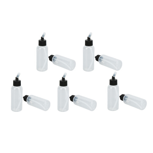 High Temperature Resistance Squeeze Bottle Leak Proof Twist Cap Refillable Dispensing Container Clear PET Plastic Multi Purpose Applicator Bottle 2