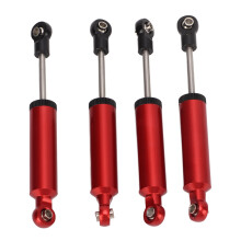 4x Alu Öldruck Dämpfer 100mm Rot für RC Crawler