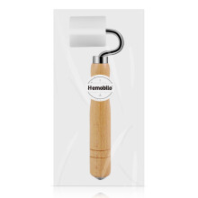 4Pcs Heavy Duty Beige Wallpaper Roller with Wood Pom Seam Tool