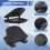 Car Dashboard Central Control Storage Box Cover Accessories for  Cruze 2010-2015 Black 6