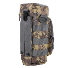 5Pz Custodia Porta Bottiglia in Nylon Camouflage Per Campeggio